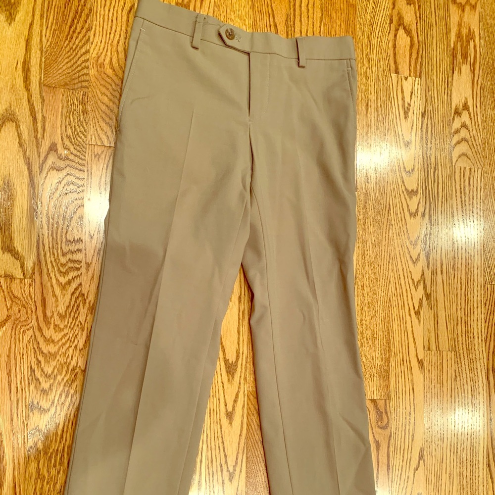 Boys khaki slacks from Nordstrom.